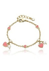 little stunning pearl charm bracelet for babies and children